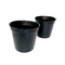 Winter Daphne PE Black 3 Gallon Plant Pots ความสูง 23 ซม. Deep Nursery Pots