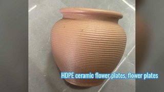 ขายจานดอกไม้เซรามิก HDPE จานดอกไม้วินเทจ จานดอกไม้พลาสติก