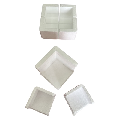 EPS ขยาย Polystyrene Foam corner guards ที่กําหนดไว้เพื่อปกป้องขอบและมุมของสินค้าที่เปราะบาง