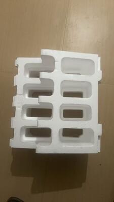 บรรจุภัณฑ์ EPS ที่ซึมกระแทกขนาดใหญ่สําหรับวัตถุที่เปราะบาง