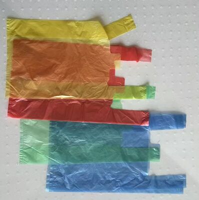 กระเป๋าช้อปปิ้ง HDPE ที่สามารถนําไปใช้ใหม่ได้ และมีความทนต่อการกระแทกสูง สําหรับใช้ในร้านซุปเปอร์มาร์เก็ต