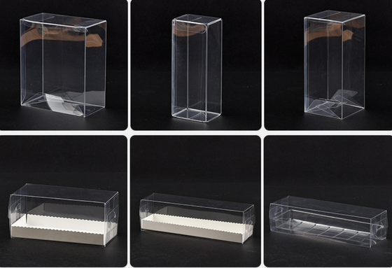 กล่องบรรจุ PVC ความโปร่งใสสูง กล่องพับของขวัญ PET พิมพ์ กล่องบรรจุโฆษณาโฆษณา โปรโมชั่น โมเดอร์โลโก้ที่สามารถปรับแต่งได้