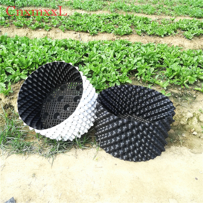 การเจริญเติบโตของรากสีขาว 0.9 มม. HDPE พลาสติก  เรือนกระจก Air Pruning Buckets