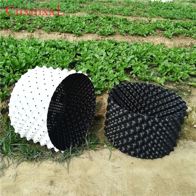 การเจริญเติบโตของรากสีขาว 0.9 มม. HDPE พลาสติก  เรือนกระจก Air Pruning Buckets