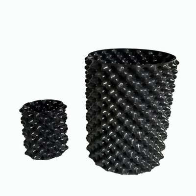 รอบ 15 ซม. สูงทนทาน 1.5 แกลลอนพลาสติก  0.7mm PP Air Pruning Pots