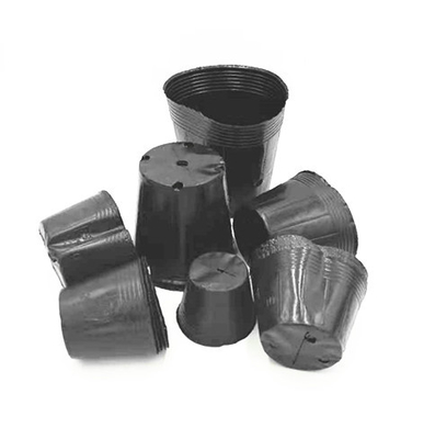 HDPE พลาสติก หม้อเลี้ยง เมล็ดกระเทียม ปลูกหม้อดําสําหรับโรงเรือนกระจก