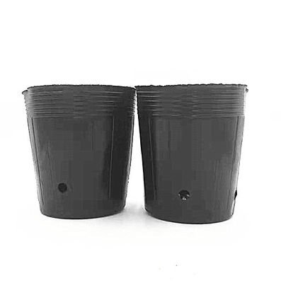 HDPE พลาสติก หม้อเลี้ยง เมล็ดกระเทียม ปลูกหม้อดําสําหรับโรงเรือนกระจก