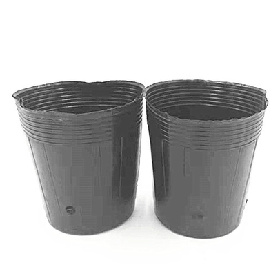 HDPE พลาสติก หม้อเลี้ยง เมล็ดกระเทียม ปลูกหม้อดําสําหรับโรงเรือนกระจก