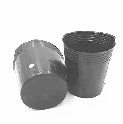 HDPE พลาสติก หม้อเลี้ยง เมล็ดกระเทียม ปลูกหม้อดําสําหรับโรงเรือนกระจก