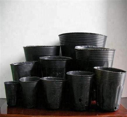 ทนทานต่อการกัดกร่อน กระป๋องพลาสติกพืช Wholesale Nursery Gallon Pot
