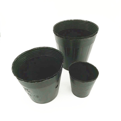 ขนาดตามต้องการ สีดํา PVC PS พลาสติกอ่อนเพลีย ดอกไม้อาหารถังสําหรับการปลูก