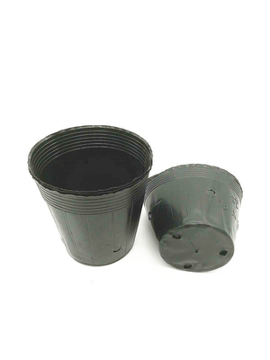 ขนาดตามต้องการ สีดํา PVC PS พลาสติกอ่อนเพลีย ดอกไม้อาหารถังสําหรับการปลูก