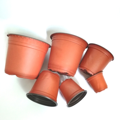 pp blister flower pot plastic flower pot two colours & flower pots