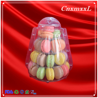 กล่องที่ชื่นชอบสําหรับงานเลี้ยง Macaron Tower 4 ชั้น