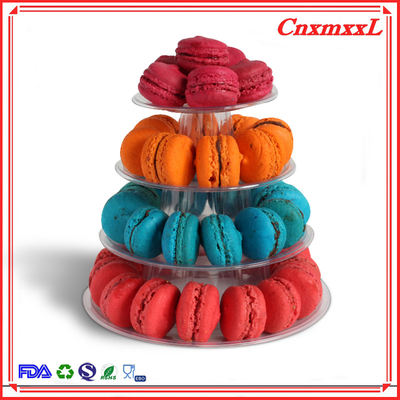 สะดวกสบาย Macaron พลาสติกขนาดเล็ก โต๊ะแสดงผลิตภัณฑ์