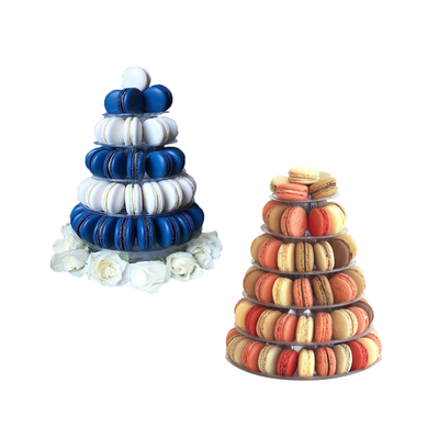 กลมรีไซเคิล 6 ชั้น Macaron Tower Stand กับด้านล่าง