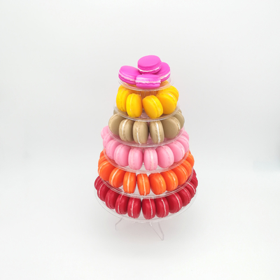 กลมรีไซเคิล 6 ชั้น Macaron Tower Stand กับด้านล่าง