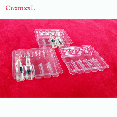 ISO Certificate Vial Ampoule Trays ถังพลาสติกสําหรับ 2 ml 3 ml 5 ml 10 ml