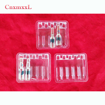 ISO Certificate Vial Ampoule Trays ถังพลาสติกสําหรับ 2 ml 3 ml 5 ml 10 ml