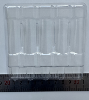 PET สินค้าที่อ่อนแอ ถังบรรจุ กระป๋องแก้ว ถังบรรจุที่ติดตั้ง ถังน้ําฉีด 1ml 2ml 5ml 10ml 5 แพ็ค