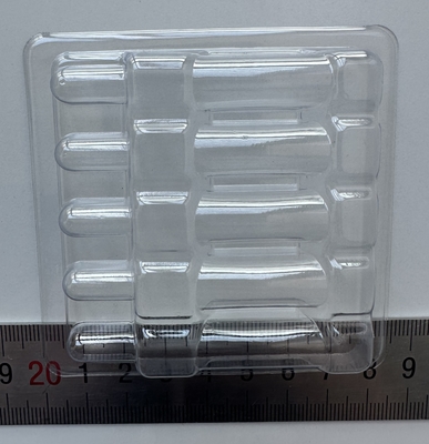 PET สินค้าที่อ่อนแอ ถังบรรจุ กระป๋องแก้ว ถังบรรจุที่ติดตั้ง ถังน้ําฉีด 1ml 2ml 5ml 10ml 5 แพ็ค