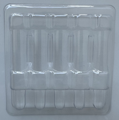 PET สินค้าที่อ่อนแอ ถังบรรจุ กระป๋องแก้ว ถังบรรจุที่ติดตั้ง ถังน้ําฉีด 1ml 2ml 5ml 10ml 5 แพ็ค