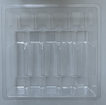 PET สินค้าที่อ่อนแอ ถังบรรจุ กระป๋องแก้ว ถังบรรจุที่ติดตั้ง ถังน้ําฉีด 1ml 2ml 5ml 10ml 5 แพ็ค