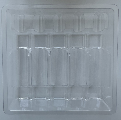 PET สินค้าที่อ่อนแอ ถังบรรจุ กระป๋องแก้ว ถังบรรจุที่ติดตั้ง ถังน้ําฉีด 1ml 2ml 5ml 10ml 5 แพ็ค