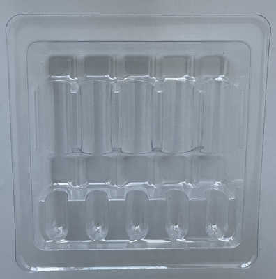 PET สินค้าที่อ่อนแอ ถังบรรจุ กระป๋องแก้ว ถังบรรจุที่ติดตั้ง ถังน้ําฉีด 1ml 2ml 5ml 10ml 5 แพ็ค