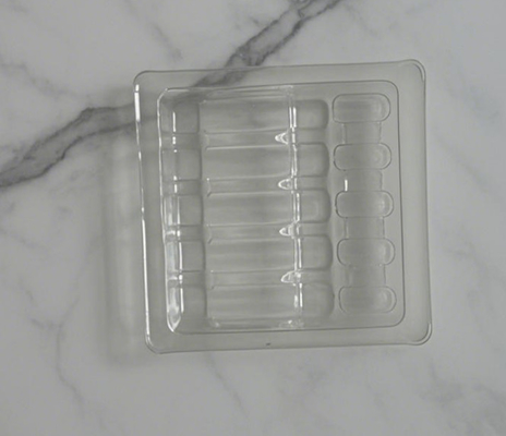 1 มิลลิเมตร-100 มิลลิเมตร ความหนา 1 มิลลิเมตร Ampoule Tray