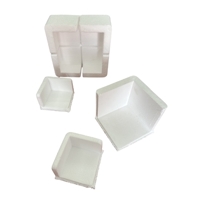 EPS ขยาย Polystyrene Foam corner guards ที่กําหนดไว้เพื่อปกป้องขอบและมุมของสินค้าที่เปราะบาง