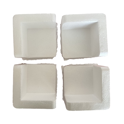EPS ขยาย Polystyrene Foam corner guards ที่กําหนดไว้เพื่อปกป้องขอบและมุมของสินค้าที่เปราะบาง