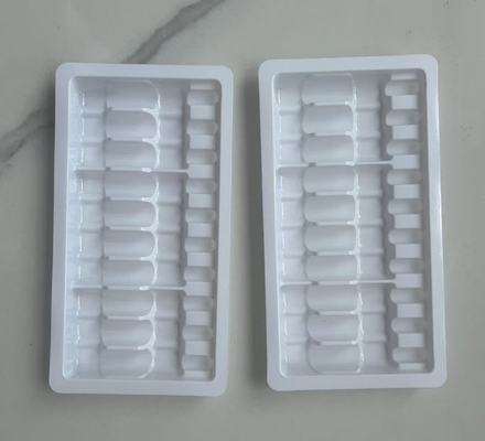 ผลิตตามสั่ง ถาดพลาสติก (ถาด PET) สำหรับใส่ขวดขนาด 2 มิลลิลิตร 10 โดส, ถาดใส่ขวดยาแอมพูล ยินดีรับสอบถาม
