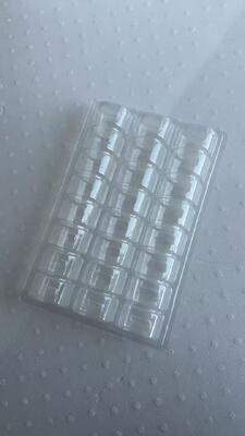 ถาดบรรจุภัณฑ์มาการอง 24 ช่อง พร้อม PET เกรดอาหารและการออกแบบที่นำกลับมาใช้ใหม่ได้