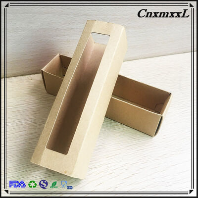 Customizable Recyclable Macaron Packaging Box with Heat Sealing for Disposable Fruit Packaging