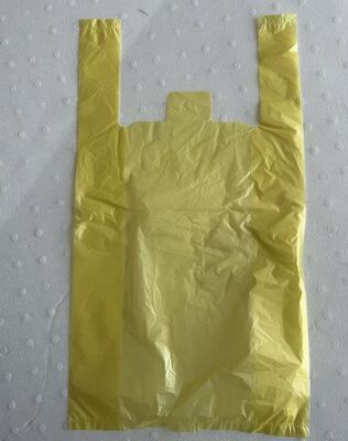 ถุงช้อปปิ้ง HDPE รีไซเคิล ทนแรงกระแทกสูง พร้อมโลโก้สั่งทำพิเศษสำหรับซูเปอร์มาร์เก็ต