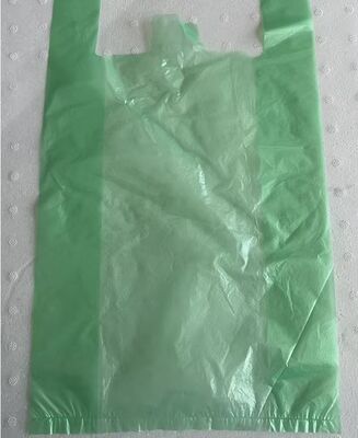 ถุงช้อปปิ้ง HDPE รีไซเคิลแบบกำหนดเองพร้อมความทนทานต่อแรงกระแทกสูงสำหรับซูเปอร์มาร์เก็ต