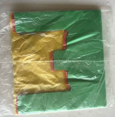 การบรรจุที่กําหนดเอง HDPE กระเป๋าสะพายด้วยความทนทานต่อแรงกระแทกสูงและวัสดุที่สามารถรีไซเคิลได้สําหรับร้านซุปเปอร์มาร์เก็ต