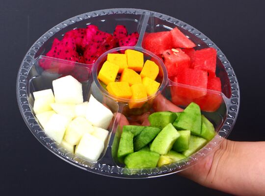 Customized Design Recyclable PET Heat Sealing Fruit Packaging Box for Tomato and Blueberry