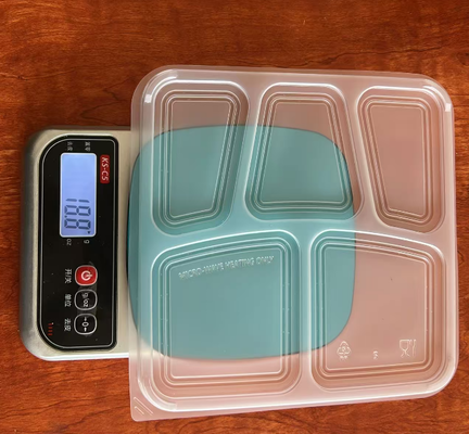 Fast food boxes, 5-piece disposable fast food boxes, PP fast food boxes, 5-piece fast food boxes