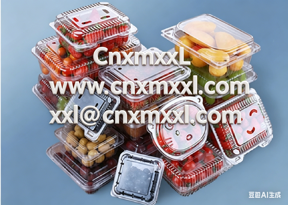 กล่องบรรจุผลไม้ PET ที่สามารถรีไซเคิลได้ โดยการออกแบบตามความต้องการ พร้อมด้วยการปิดความร้อนเพื่อการป้องกันที่สมบูรณ์แบบ