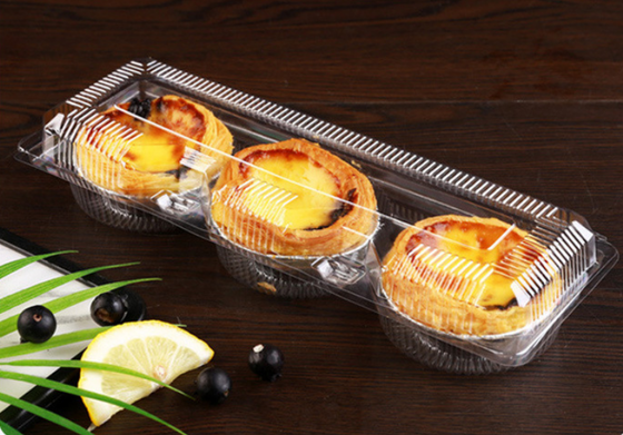 Eco-Friendly Transparent Macaron Packaging Box with Custom Printing for Gift and Display