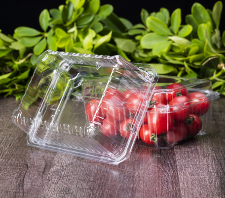 Food-grade transparent PET supermarket consumables - Plastic fresh produce trays - Inner packaging tray for disposable vacuum-formed plastic trays