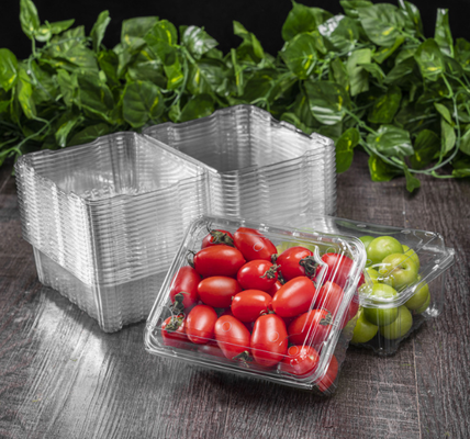 Food-grade transparent PET supermarket consumables - Plastic fresh produce trays - Inner packaging tray for disposable vacuum-formed plastic trays