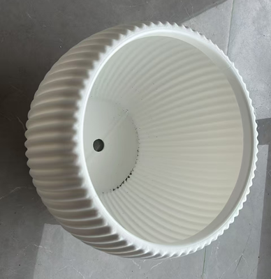 PE Coated Plastic Flower Pot with Drainage Holes and Multiple Sizes for Indoor and Outdoor Plants