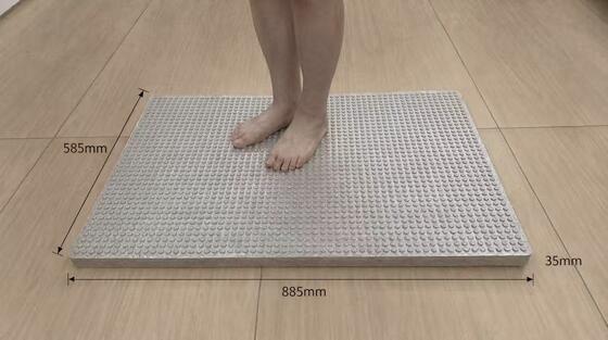 Mold Resistant Fast Drainage Shower Mat with Massage Bumps Bathroom Anti-Slip Mat for Safe Wet Areas