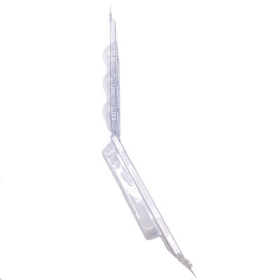 6 ชิ้นลูกกอล์ฟพลาสติกใสบรรจุภัณฑ์พุพองของเล่น PVC Blister Tray